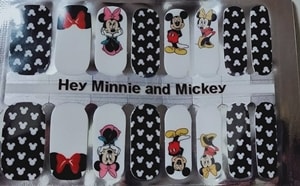 Bindy's Hey Minnie and Mickey Nail Polish Wrap