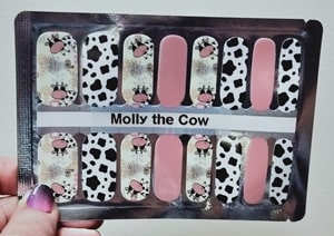 Bindy's Molly the Cow Nail Polish Wrap