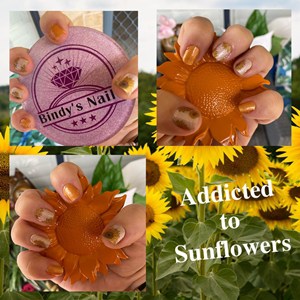 Bindy's Addicted to Sunflowers Nail Polish Wraps