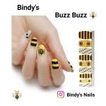 Bindy's Buzz Buzz Nail Polish Wrap