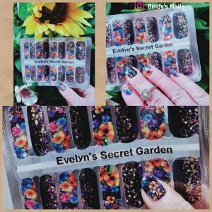 Bindy's Evelyn's Secret Garden Nail Polish Wrap
