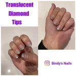 Bindy's Translucent Diamond Tips Nail Polish Wrap