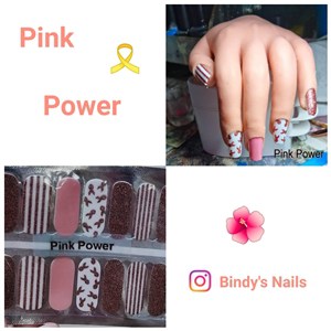 Bindy's Pink Power Nail Polish Wrap