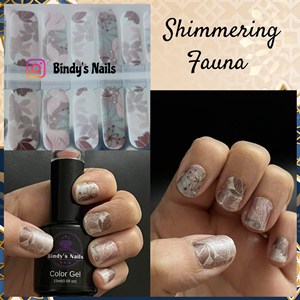 Bindy's Shimmering Fauna Nail Polish Wrap