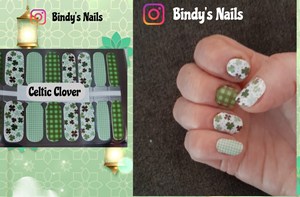 Bindy's Celtic Clover Nail Polish Wrap