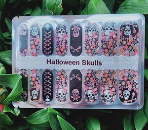 Bindy's Halloween Skulls Nail Polish Wrap