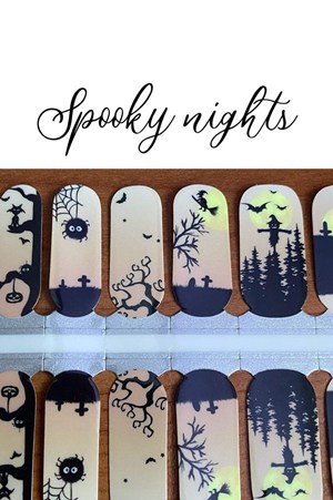 Bindy's Spooky Nights Nail Polish Wrap