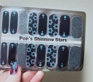 Bindy's Pop's Shinning Stars Nail Polish Wrap