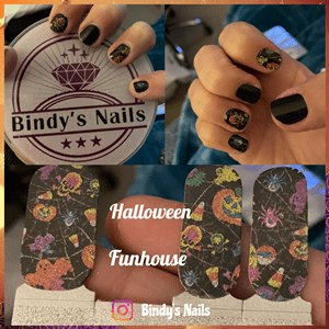 Bindy's Halloween Funhouse Nail Polish Wrap