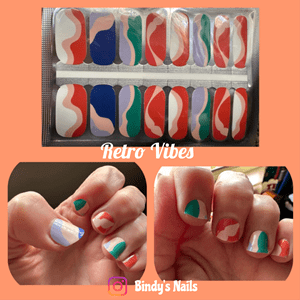 Bindy's Retro Vibes Nail Polish Wrap