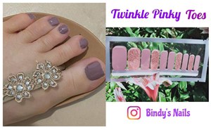 Bindy's Twinkle Pinky Toes Nail Polish Wrap