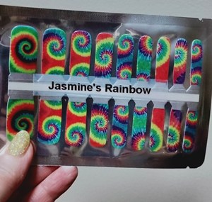 Bindy's Jasmine's Rainbow Nail Polish Wrap