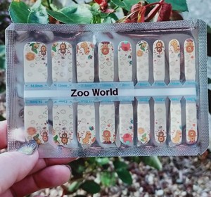 Bindy's Zoo World Nail Polish Wrap