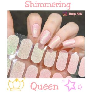 Bindy's Shimmering Queen UV Gel Wrap