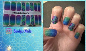 Bindy's Ultraviolet Sea's Nail Polish Wrap