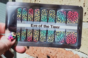 Bindy's Eye of the Tiger Pedicure Nail Polish Wrap