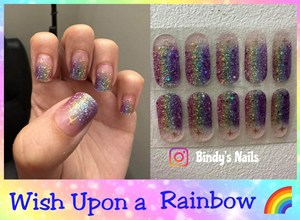 Bindy's Wish Upon a Rainbow Gel Wrap