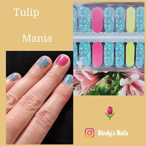 Bindy's Tulip Mania Nail Polish Wrap