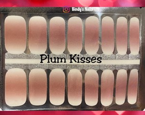 Bindy's Plum Kisses Nail Polish Wrap
