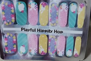 Bindy's Playful Hippity Hop Nail Polish Wrap