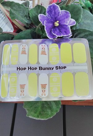 Bindy's Hop Hop Bunny Stop Nail Polish Wrap