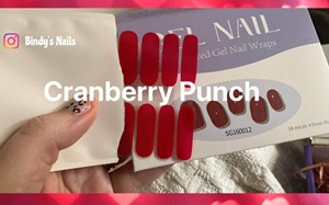 Bindy's Cranberry Punch SC GEL Nail Wrap