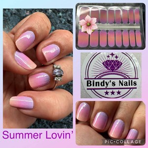 Bindy's Summer Lovin' Nail Polish Wrap