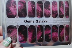 Bindy's Gems Galaxy Nail Polish Wrap