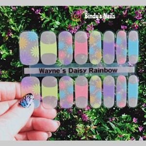 Bindy's Wayne's Daisy Rainbow SC Gel Wrap
