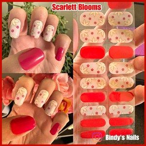 Bindy's Scarlett Blooms Gel Wrap
