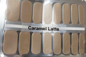 Bindy's Caramel Latte Nail Polish Wrap