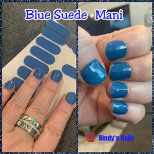Bindy's Blue Suede Mini SC Gel Wrap