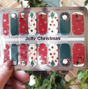 Bindy's Jolly Christmas Nail Polish Wrap