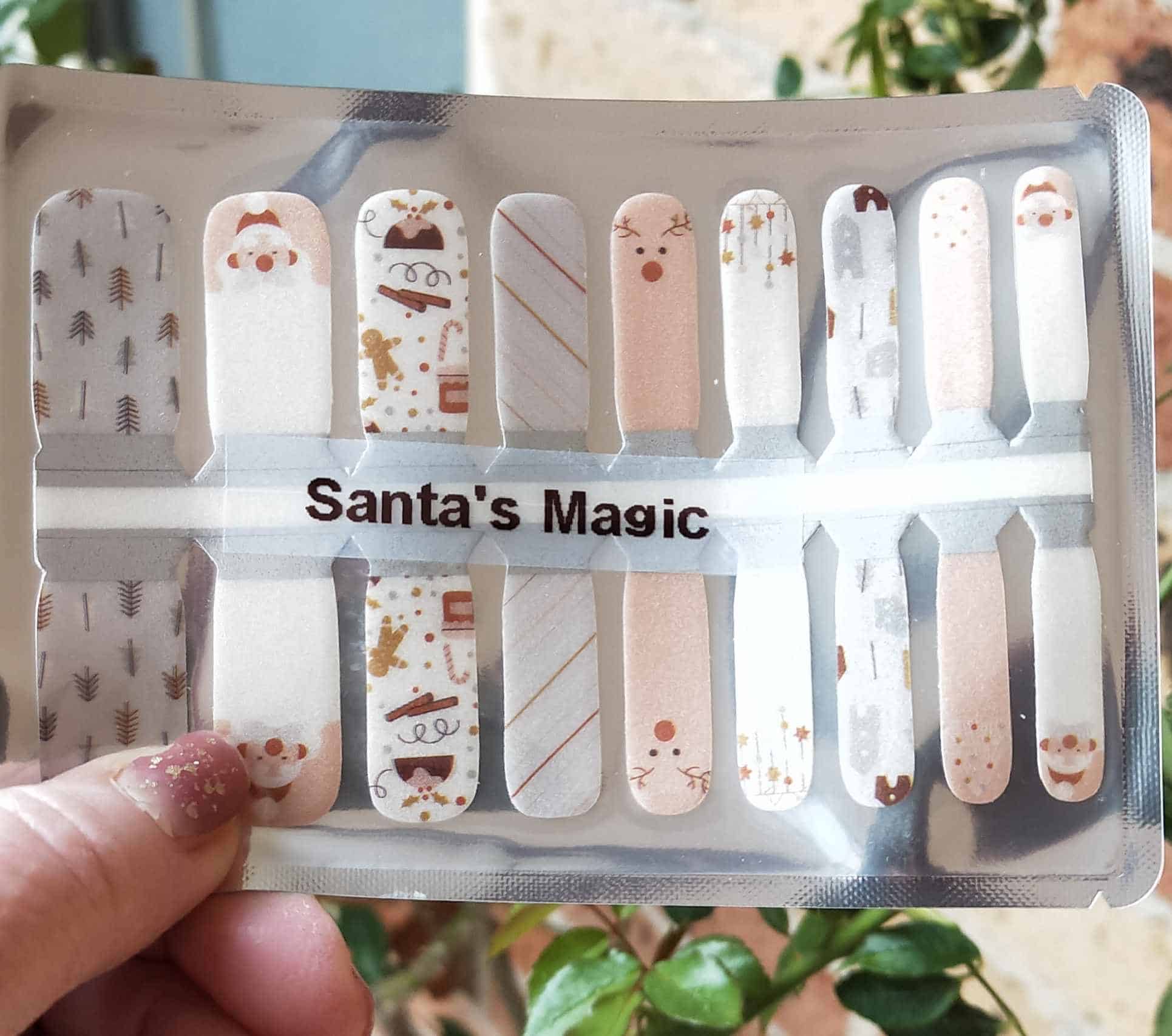 Bindy's Santa's Magic Nail Polish Wrap