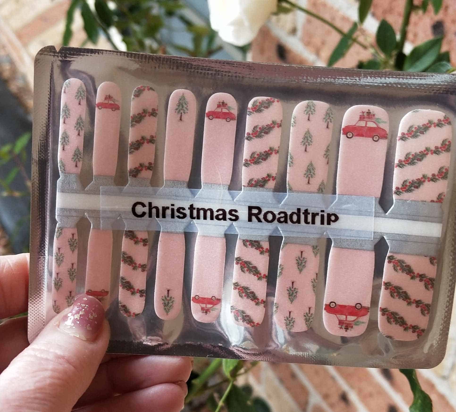 Bindy's Christmas Road Trip Nail Polish Wrap
