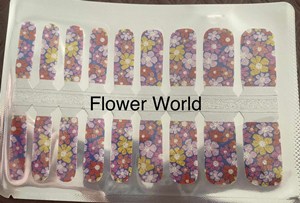 Bindy's Flower World Nail Polish Wrap