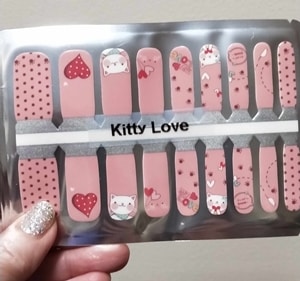 Bindy's Kitty Love Nail Polish Wrap