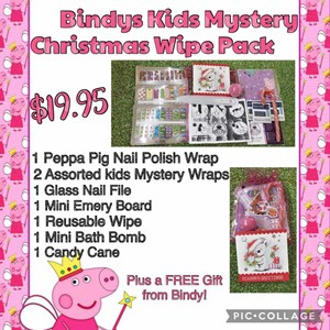 Bindy's Kids Mystery Christmas Wipe Pack