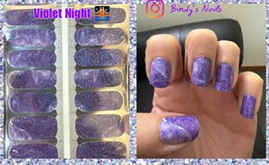 Bindy's Violet Night Nail Polish Wrap