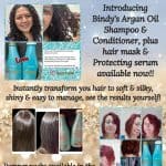 Bindy's Beaver Argan Oil Hair Care Range
