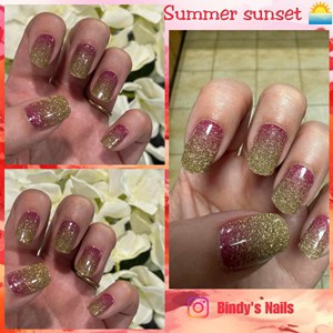 Bindy's Summer Sunset Nail Polish Wrap