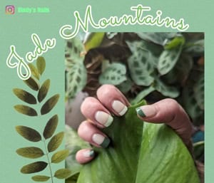 Bindy's Jade Mountain Nail Polish Wrap