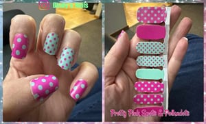 Bindy's Pretty Pink Spots & Polkadots Nail Polish Wrap